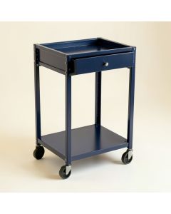 Cove Bluff Empty Rolling Workshop Cart - Navy (synthetic illustration; no displayed measurements)