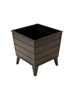 Laurel Branch Empty Raised Planter - Black (synthetic illustration; no displayed measurements)