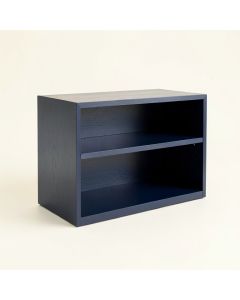 Elm Branch Low Bookcase - Navy (synthetic illustration; no displayed measurements)