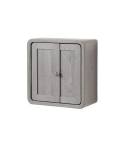 Dawn Crest Wall-Mounted Entry Cabinet - Gray (synthetic illustration; no displayed measurements)