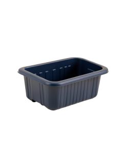 Briar Brook Empty Railing Planter With Integral Brackets - Navy