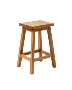 Powe Solid Wood Bar & Counter Stool (synthetic illustration; no displayed measurements)