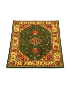 Glenarden Power Loom Green/Red/Yellow Rug (synthetic illustration; no displayed measurements)