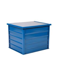 Ridge Bridge Closed Outdoor Storage Box - Blue (synthetic illustration; no displayed measurements)