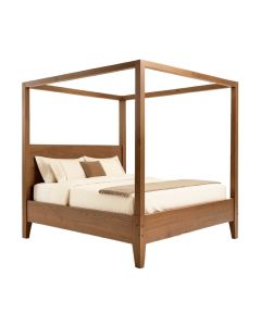 Beckett Low Profile Four Poster Bed (synthetic illustration; no displayed measurements)