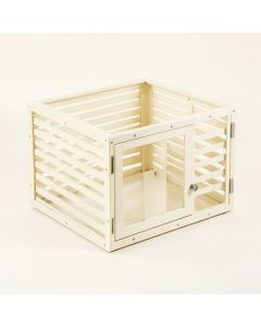 Dawn Dale Empty Furniture-Style Pet Crate - Ivory (synthetic illustration; no displayed measurements)