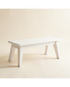 Holly Dale Indoor Bench - White (synthetic illustration; no displayed measurements)