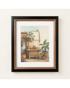 Calter 6 Piece Framed Art Set - Picture Frame Graphic Art Print Set On Paper (synthetic illustration; no displayed measurements)
