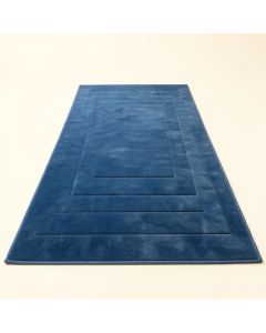 Ridge Bluff Rectangular Outdoor Rug - Blue (synthetic illustration; no displayed measurements)