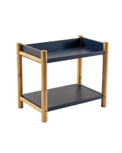 Sage Arc Empty Countertop Canister Rack - Navy