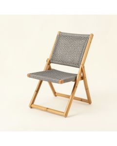 Hill Crossing Folding Outdoor Chair - Gray (synthetic illustration; no displayed measurements)