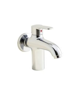 Dfi Chrome Waterfall Commercial Single Hole One Handle Bathroom Sink Faucet Deck Mount Lavatory (synthetic illustration; no displayed measurements)