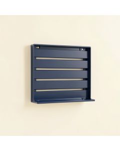 Pine Edge Empty Wall-Mounted Tool Organizer Panel - Navy (synthetic illustration; no displayed measurements)