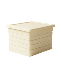Ridge Brook Closed Outdoor Storage Box - Cream (synthetic illustration; no displayed measurements)