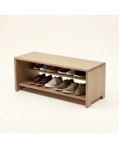 Tillotson Shoe Storage Bench (synthetic illustration; no displayed measurements)