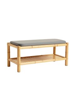 Alder Bluff Indoor Bench - Gray (synthetic illustration; no displayed measurements)