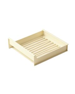 Heath Falls Empty Under-Desk Cable Tray - Cream