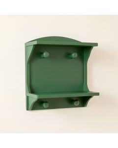 Heath Bridge Wall-Mounted Entryway Organizer Shelf - Green (synthetic illustration; no displayed measurements)