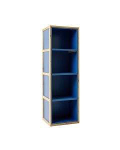 Shore Canyon Narrow Cubby Tower - Blue (synthetic illustration; no displayed measurements)