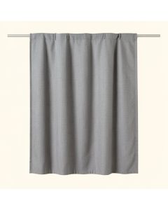 Holly Crossing Shower Curtain Hanging Flat From A Plain Rod - Gray (synthetic illustration; no displayed measurements)