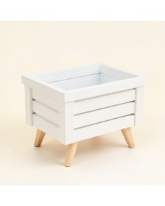Spruce Brook Empty Raised Planter - White (synthetic illustration; no displayed measurements)