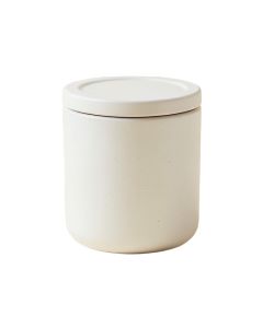 Shore Bridge Storage Canister With Lid - White