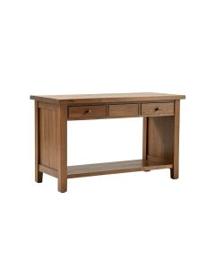 Carabella Solid Wood Console Table (synthetic illustration; no displayed measurements)