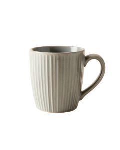Olive Arc Ceramic Mug - Gray