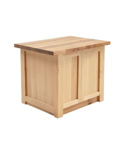 Uli Wood Kitchen Island With Butcher Block Top