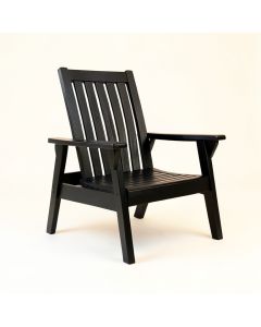 Briar Bluff Outdoor Lounge Chair - Black (synthetic illustration; no displayed measurements)