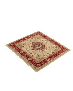 Angelmanuel Power Loom Khaki/Red Rug (synthetic illustration; no displayed measurements)