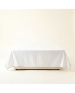 Juniper Dell Flat Bed Sheet - White (synthetic illustration; no displayed measurements)