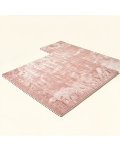 Amena Flokati Blush Pink Area Rug (synthetic illustration; no displayed measurements)