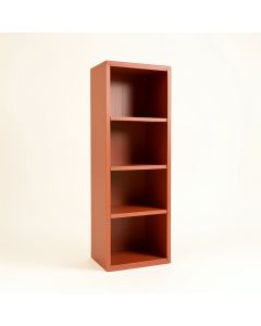 Spruce Bend Narrow Cubby Tower - Terracotta (synthetic illustration; no displayed measurements)