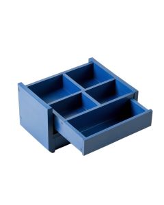 Bay Bend Empty Coffee-Station Organizer - Blue