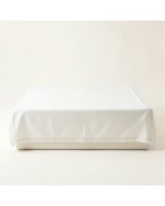 Clay Bluff Flat Bed Sheet - White (synthetic illustration; no displayed measurements)