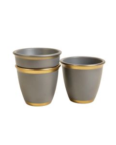 Resto 2-Piece Iron Pot Planter Set