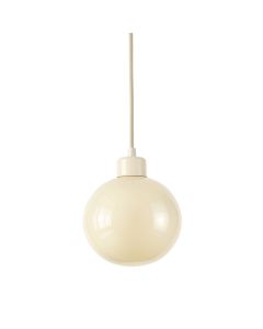 Stone Brook Pendant Light Suspended From One Plain Cable - Cream (synthetic illustration; no displayed measurements)