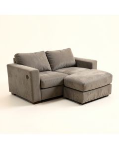 Abdul-Rafay 99 '' Wide Microfiber/Microsuede Right Hand Facing Sleeper Sofa & Chaise (synthetic illustration; no displayed measurements)