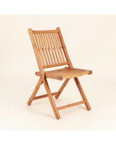 Flint Bend Folding Outdoor Chair - Terracotta (synthetic illustration; no displayed measurements)