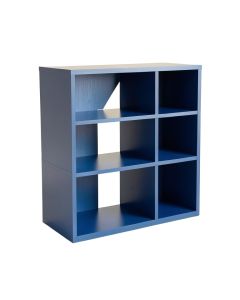 Dawn Bluff Desktop Shelving Unit - Blue (synthetic illustration; no displayed measurements)