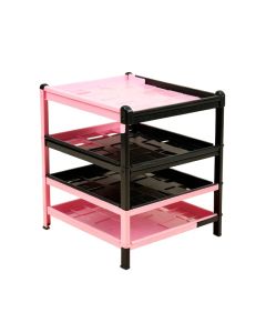 50 Pair Stackable Shoe Rack