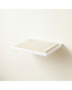 Brook Bridge Wall-Mounted Cat Perch - White (synthetic illustration; no displayed measurements)