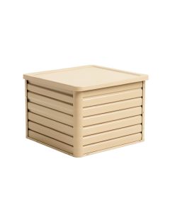 Birch Crest Closed Outdoor Storage Box - Beige