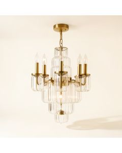 Machen 7 - Light Statement Tiered Chandelier (synthetic illustration; no displayed measurements)
