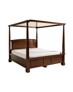 Verlie Queen Low Profile Four Poster Bed