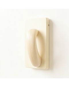 Alder Crest Wall-Mounted Robe Hook - Cream (synthetic illustration; no displayed measurements)