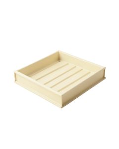 Spruce Bluff Empty Under-Desk Cable Tray - Cream (synthetic illustration; no displayed measurements)
