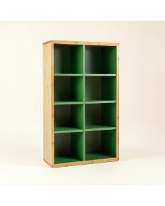 Birch Bridge Freestanding Bookcase - Green (synthetic illustration; no displayed measurements)