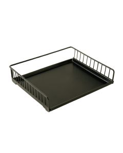 Ridge Dale Empty Under-Desk Cable Tray - Black (synthetic illustration; no displayed measurements)